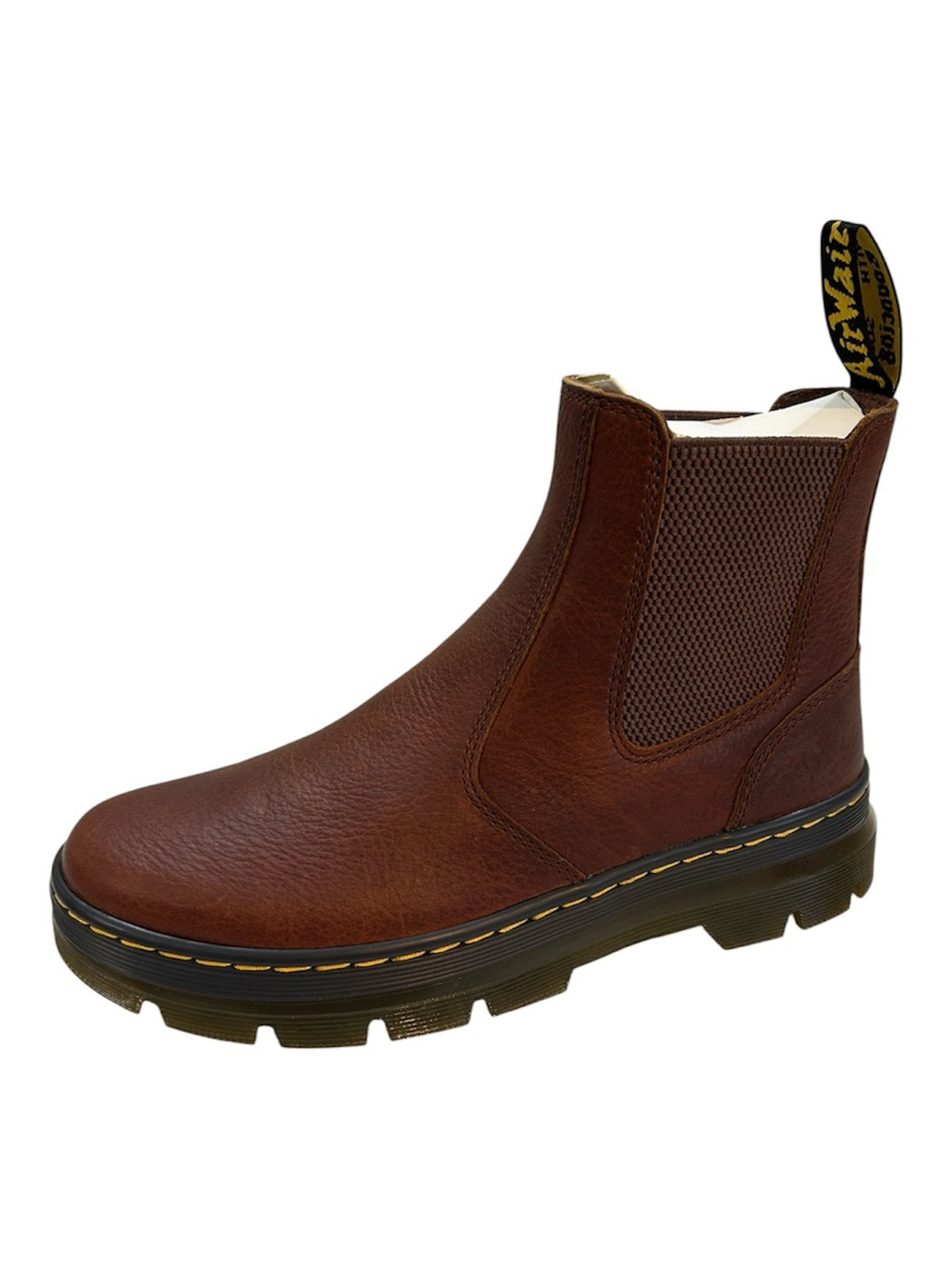 NIB Dr. Martens Embury Leather Chelsea Boots Cashew Brown Men’s 8 / Women’s 9